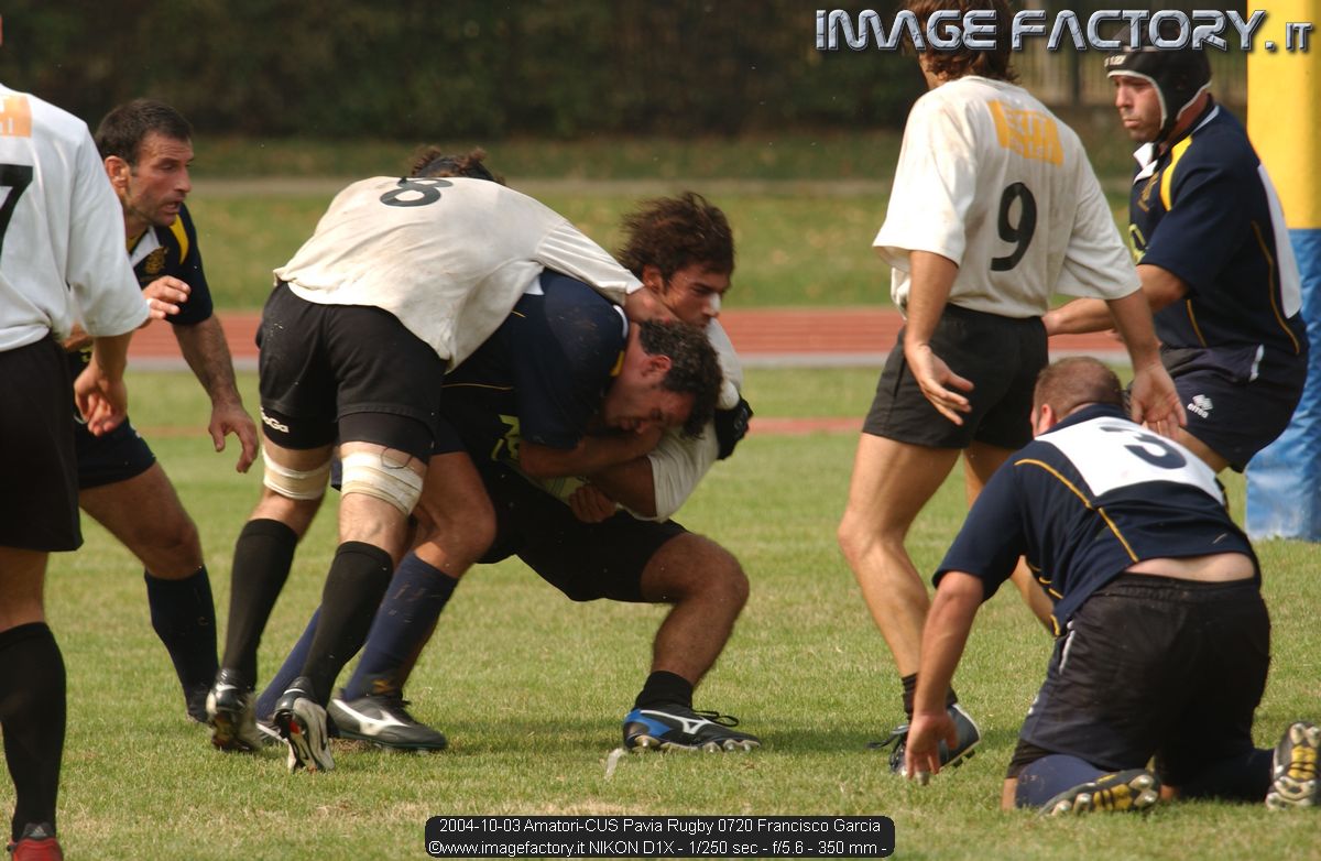 2004-10-03 Amatori-CUS Pavia Rugby 0720 Francisco Garcia